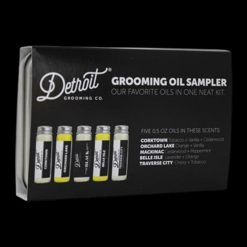 Detroit Grooming Co Beard Oil Sample Kit